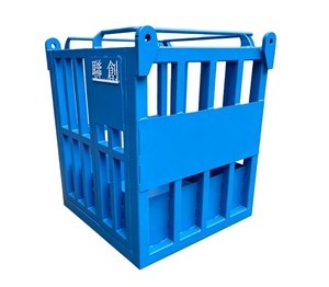 High-altitude work safety hoists personnel elevating <b>cages</b> for construction sitescargo lifting hoists. Customizable in size - Product Image 1