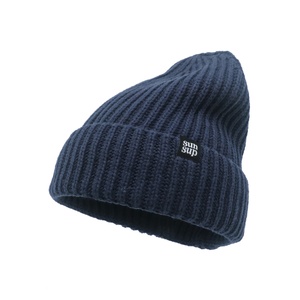 Gorro de punto 100% algodón personalizado al por mayor para hombre y mujer, gorro de esquí cálido y suave con puño acanalado, gorro de invierno holgado tipo calavera - Product Image 2