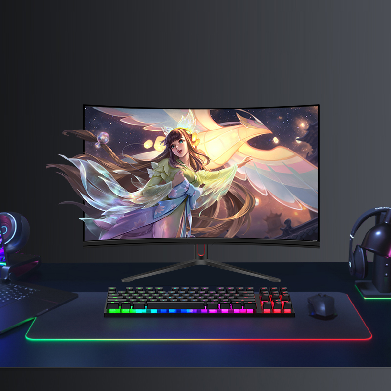 CHIGO Professional 32 pollici 2k Monitor da gioco Monitor LCD curvo 2800r Monitor PC 4k senza bordi 75hz 144hz 165 hz