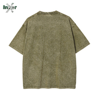 T-shirt tissé surdimensionné en promotion, Supima, OEM ODM, personnalisable en gros, emballage de marque, luxe, homme, unisexe, gothique, vintage, polyester/coton