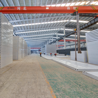 Maison Conteneur Pliable de 20 Pieds, Conteneur de Stockage, Maison Préfabriquée de 4 Chambres, Maison Mobile sur Roues