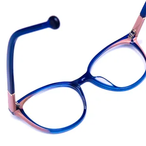 Quality Glasses Italian Design Fashion Oval Acetate Optical Glasses For Women