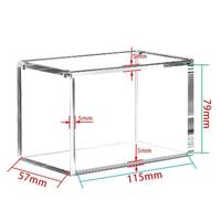 Vente en gros Etui ETB carré moderne en acrylique de geling Magnetic Factory Supplier Elite Trainer Box Vitrine acrylique avec couvercle