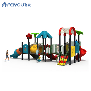 สนามเด็กเล่นกลางแจ้ง FEIYOU สำหรับเด็ก สไลเดอร์พลาสติกขนาดใหญ่แบบใหม่ - Product Image 2