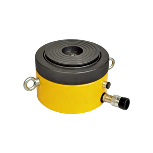VIT-W CLP Gato de pistón plano de acción simple con tuerca de seguridad y vástago roscado para trabajos de elevación pesados, equivalente a ENERPAC - Product Image 4