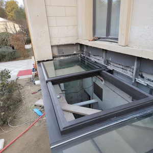 Bon marché <span class=keywords><strong>Prix</strong></span> Verre électrique ouverture coulissante lucarne fenêtre <span class=keywords><strong>de</strong></span> <span class=keywords><strong>toit</strong></span> <span class=keywords><strong>plat</strong></span> lucarne en alliage d'aluminium - Product Image 1