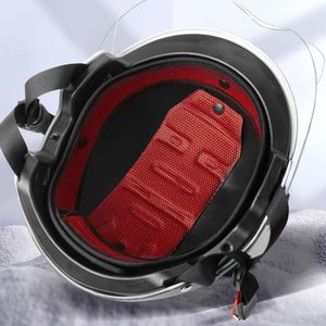 Casco Corto Protettivo Unisex Leggero per Moto, Effetto Satinato, con Specchietto Integrato - Articolo per Esterni e Uso Domestico, Vendita Calda - Product Image 5