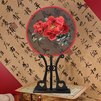 Fatingna bambou Hanfu classique danse ventilateur élégant chinois brodé fleur ventilateur ange peint décor Cheongsam robe accessoire