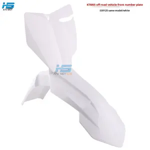 Accesorio <span class=keywords><strong>de</strong></span> placa <span class=keywords><strong>de</strong></span> matrícula delantera <span class=keywords><strong>de</strong></span> motocicleta KTM65 todoterreno pequeño con guardabarros <span class=keywords><strong>de</strong></span> plástico SSR125 placa frontal - Product Image 5