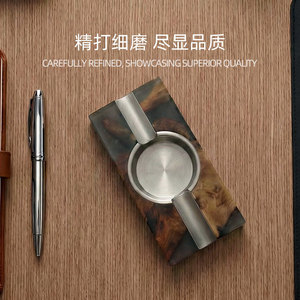 Elegante Cenicero de Acero Inoxidable para Cigarros, Forma Personalizada, Regalo Empresarial - Product Image 4