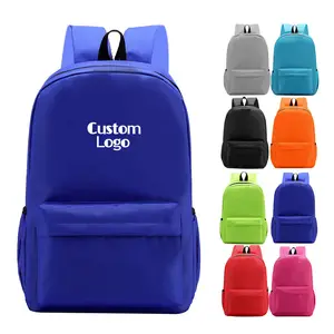 Wholesale Fashion 420D Nylon Teenagers Custom Logo Color Size Back To School Bags Students Bookbags Kid's Schoolbag