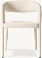 Fauteuil américain léger de luxe Fauteuil de salle à manger simple en bois massif Coffee Shop Hotel Restaurant Furniture