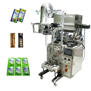 Small Pouch Bag Liquid Beverages Packing Machine 3 Side Seal Packaging Machinery