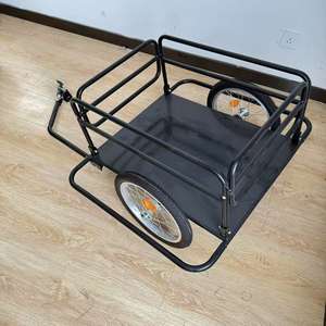 Zware Metalen Vouwfiets Fiets <span class=keywords><strong>Cargo</strong></span> Opbergkar Bagage Aanhangwagen Gereedschap Industrieel Hotel Servicekar Oem Aanpasbaar - Product Image 2