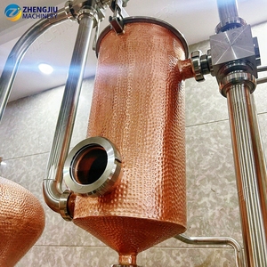 Distillateur hybride en cuivre ZJ 300L, nouveau modèle, avec colonne à plaques de reflux et panier de distillation pour <span class=keywords><strong>whisky</strong></span>, gin, brandy - Product Image 5
