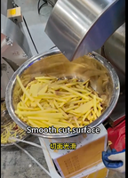 Industriële automatische frietmachine, aardappel snijmachine voor friet, voedselveilige aardappel friet snijmachine