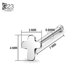 <span class=keywords><strong>Piercing</strong></span> de <span class=keywords><strong>nez</strong></span> en titane ASTM F136 20G, clous de <span class=keywords><strong>nez</strong></span> en forme de L avec étoile et cœur, bijoux de <span class=keywords><strong>piercing</strong></span> pour <span class=keywords><strong>narine</strong></span> - Product Image 6