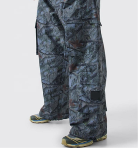Aeedenim cotone 100% personalizzato di alta qualità vera Camo caccia <span class=keywords><strong>pantaloni</strong></span> impilati paracadute Mid carpentiere da <span class=keywords><strong>uomo</strong></span> <span class=keywords><strong>pantaloni</strong></span> Cargo personalizzati - Product Image 2