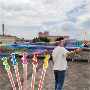 46CM Big Bubble Western Sword Bâton à bulles en plastique bleu Jouet de dessin animé pour enfants - Product Image 2