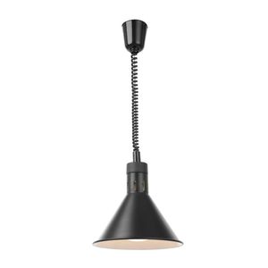 Lampada Riscaldante Conica Nera HENDI 230V/250W 275x(H)250mm Attrezzatura per Riscaldamento e Mantenimento Calore - Product Image 1
