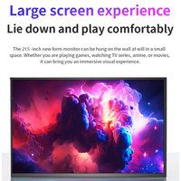 Moniteur portable pliable 22 pouces 2.5K, écran supplémentaire pour ordinateur portable, grand moniteur portable