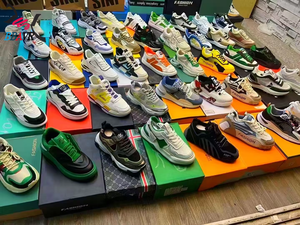 Chaussures d'occasion mixtes de qualité supérieure en gros de Chine – Baskets de sport unisexes légères et confortables en stock - Product Image 2