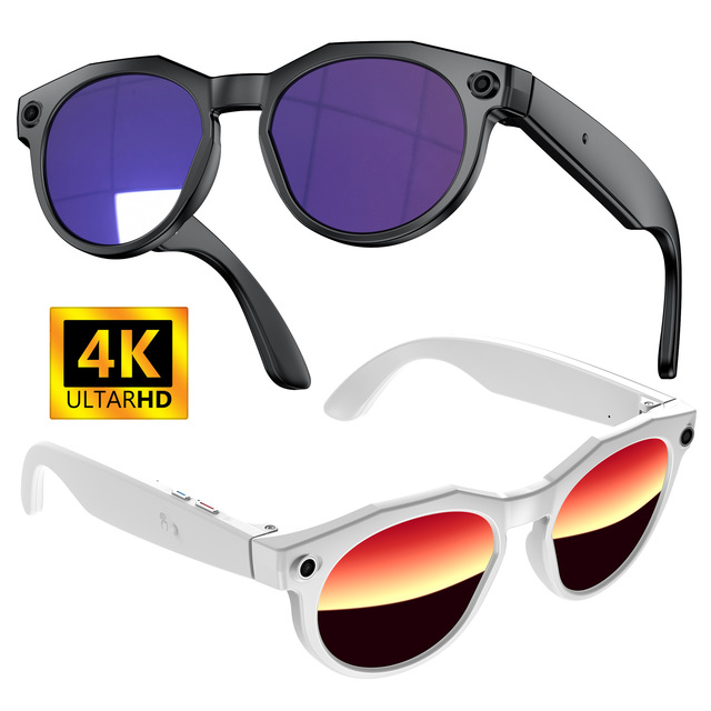 2026 New AI Smart Glasses with Object Recognition AI Chat 8MP Camera Real-time Translation Voice Recording Smart Eyewear W611
