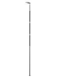 Lampes solaires verticales intégrées IP66 pour poteaux, avec batterie LiFePO4 longue durée de vie, 40/60/80/100W, éclairage intelligent pour ville - Product Image 6