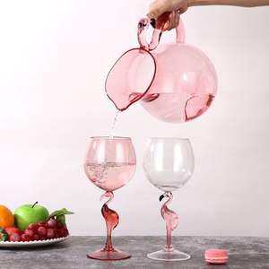 <span class=keywords><strong>Verres</strong></span> <span class=keywords><strong>à</strong></span> <span class=keywords><strong>vin</strong></span> en acrylique 3D flamant rose incassables de 18 oz, gobelet en plastique rose, verre <span class=keywords><strong>à</strong></span> champagne avec pied flamant rose - Product Image 4