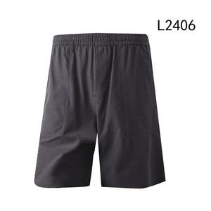 กางเกงขาสั้นลำลองสำหรับผู้ชาย JLM พร้อมเอวยางยืดห้าจุดและลายโบว์ไลน์แบบเรียบ กางเกงขาสั้นเอวกลาง - Product Image 6