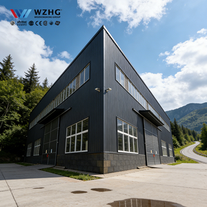 Viga en H de Acero Galvanizado en Caliente, Resistente, para Garaje Industrial, Almacén, Taller, Certificación CE, Envío Inmediato, Vida Útil de 50 Años, Resistencia al Viento de 200 km/h - Product Image 1