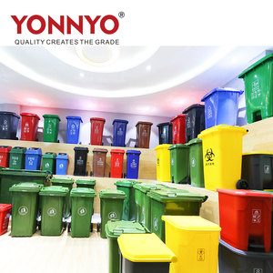 New outdoor 360L plastic garbage can dust bin on wheels - Product Image 6