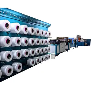 POLYAMIDE POLYESTER MOTHER YARN WARPING MACHINE SPLITTING WARPING TOGETHER FAST SPEED TEXTILE MACHINERY