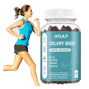 OEM Halal Promover Peristaltismo Intestinal Tart Cherry Gummies Vegan Aipo Semente Extrato Gummy - Product Image 1