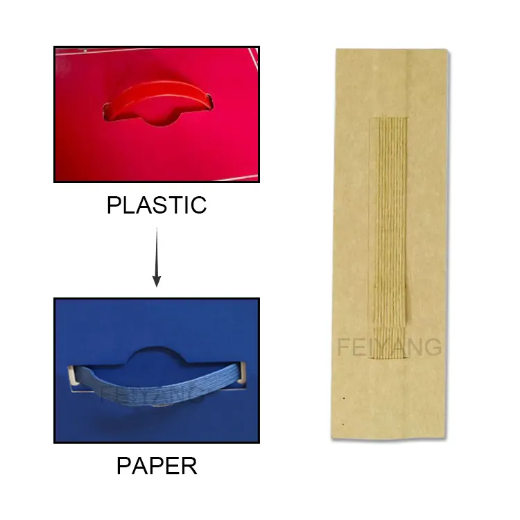 Wholesale Manufacturer Eco-friendly Paper Handle for Food Industry Corrugated Box