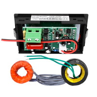 AC80-300V Voltmeter/Ammeter Tampilan Ganda Digital 220V 0-50A 0-100A Detektor LCD Kelas 1.5 Akurasi Fase Tunggal D69-2042