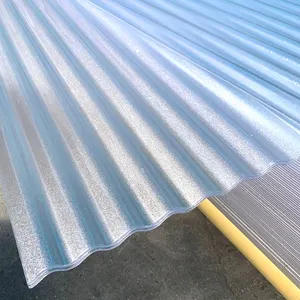 Baoding Xinhai PC foglio ondulato usato ondulato in policarbonato per tetto/posto auto coperto/serra/officina