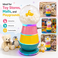 Mesin Pengisi Boneka Beruang Teddy dan Boneka Plush Harga Terjangkau dengan Lampu LED dan Musik, Buat Beruangmu Sendiri untuk Taman Bermain Dalam Ruangan