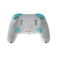 Manette de jeu filaire GameSir T7 Pro Floral avec joystick à effet Hall, déclencheur lumineux RGB, manette de jeu transparente florale pour Xbox Series