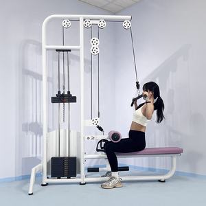 高頻度ジム用に構築された低行機デュアルファンクションラトプルダウン商用グレード - Product Image 2