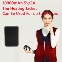 Batterie externe au lithium polymère 5V 2A pour vestes chauffantes, gilets, vêtements, etc. Mini batterie externe 10000 mAh pour veste chauffante