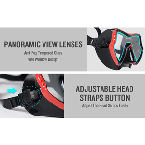 Lunettes de <span class=keywords><strong>plongée</strong></span> à grand cadre personnalisées OEM <span class=keywords><strong>masque</strong></span> de <span class=keywords><strong>plongée</strong></span> anti-buée en silicone pour adultes pour la natation <span class=keywords><strong>et</strong></span> la <span class=keywords><strong>plongée</strong></span> sous-marine - Product Image 3