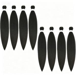 Precio <span class=keywords><strong>de</strong></span> Fábrica, Extensiones <span class=keywords><strong>de</strong></span> <span class=keywords><strong>Cabello</strong></span> Sintético Preestirado <span class=keywords><strong>de</strong></span> 52 Pulgadas, 300g, 4 Paquetes, Material <span class=keywords><strong>de</strong></span> Fibra Coreana para Mujeres <span class=keywords><strong>de</strong></span> Todas las Edades - Product Image 5