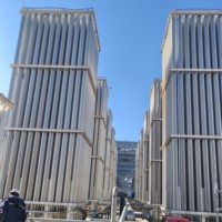 Station de régazification cryogénique électrique montée sur chenilles, unité de vaporisation d'air ambiant pour GNL, LN2, LO2, LAR, LCO2, pour l'alimentation en gaz industriel