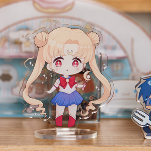 AOYU Quality Custom Printed Clear Plastic Anime Standee Quality Custom Printed Acrylic Anime Regular Stand Charms Wholesale