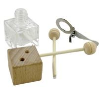 Bouteille vide transparente de 10ml, décoration suspendue de voiture, désodorisant de maison, diffuseur de parfum, conteneurs de parfum, emballage de cadeaux pour femmes