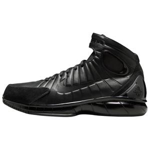 Nike Air Zoom Huarache 2K4 Chaussures de basket-ball pour hommes Noir Tige en cuir véritable Semelle extérieure en caoutchouc Semelle intermédiaire en EVA Doublure en maille - Product Image 1