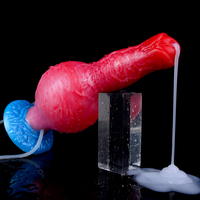 S M Aufblasbarer Dildo mit starker Absaugung Weibliche Masturbation Ejakulation Anal Plug Fantasy Sexspielzeug