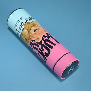 Best Price Custom Logo Digital Smart Thermos with Temperature Vacuum Flasks 500ml Smart Water Bottle with Logo Customizable - Product Image 5