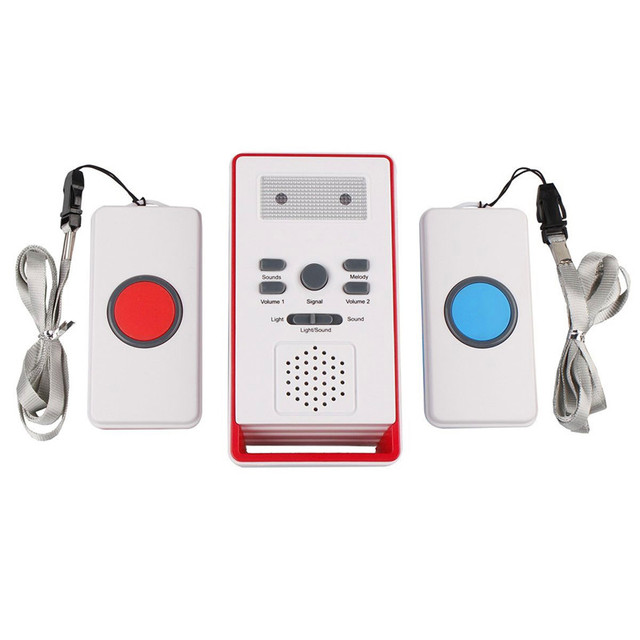 Secure Wireless Remote Nurse Alert System With Patient Call Button for Promotional Panic Alarms Elderly